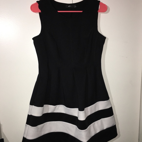 Apt.9 Black & White Mini Dress, Petite PE - Picture 2 of 5
